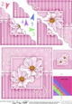 A Touch of Elegance Flowers Pearls and Lace Scalloped Corner Stacker