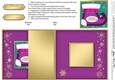 Christmas Stocking - No-Hole Fold Back Card