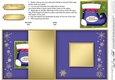 Christmas Stocking - No-Hole Fold Back Card