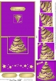 Elegant Christmas Tree - No-Hole Over the Edge with a spiral pyramid topper