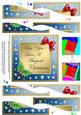 Elegant Christmas Quick Card with Wavy Spiral Side Stacker