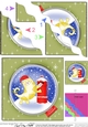 Cute Christmas Cat - Wavey Corner Stacker