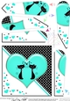 Kool Kats Purrfect Love Fan Pyramage Topper