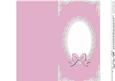Dl Pearls and Lace Card Front or Insert