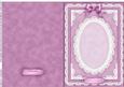 A5 Pearls, Lace and Ribbon Plain Card Base