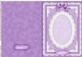 A5 Pearls, Lace and Ribbon Plain Card Base