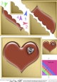 Romantic Enamel Heart - Scallop Corner side stacker Topper