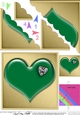 Romantic Enamel Heart - Scallop Corner side stacker Topper