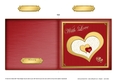 Romantic Elegant Hearts - Cut and Fold Card