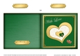 Romantic Elegant Hearts - Cut and Fold Card 