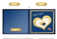 Romantic Elegant Hearts - Cut and Fold Card