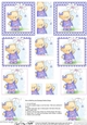 Hunney Bear Rosie has a Flower - Pyramage sheet