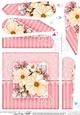 A Touch of Elegance Flowers, Lace & Pearls Fan Pyramage Topper