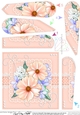 A Touch of Elegance Flowers, Lace & Pearls Fan Pyramage Topper