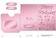 Elegant Metallic 17th Birthday Lottery Wallet Card