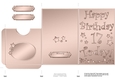 Elegant Metallic 17th Birthday Lottery Wallet Card