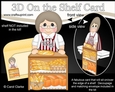 3D On the Shelf Card Kit - Older Lady Aretha works at the Bread & Bun Bakery