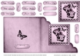 Elegant Boudoir - Cut and Fold Corner Card 