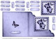 Elegant Boudoir - Cut and Fold Corner Card 