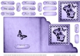 Elegant Boudoir - Cut and Fold Corner Card 
