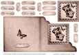 Elegant Boudoir - Cut and Fold Corner Card 