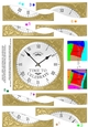 Time to Celebrate Clock - Wavy Spiral Side Stacker