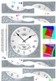 Time to Celebrate Clock - Wavy Spiral Side Stacker