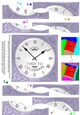 Time to Celebrate Clock - Wavy Spiral Side Stacker