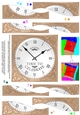Time to Celebrate Clock - Wavy Spiral Side Stacker