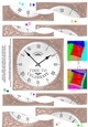 Time to Celebrate Clock - Wavy Spiral Side Stacker