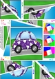 Funky Love Bug Car - Twisted Spiral Side Stacker