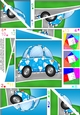 Funky Love Bug Car - Twisted Spiral Side Stacker