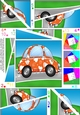 Funky Love Bug Car - Twisted Spiral Side Stacker