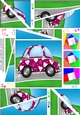 Funky Love Bug Car - Twisted Spiral Side Stacker