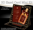 3D Easel Card Mini Kit - Fathers Day Whisky