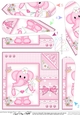 Lola Elephant & Lace - Fan Pyramage Topper
