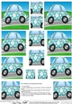 Funky Floral Car - Pyramage sheet