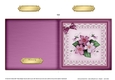 Pretty Viola Cut and Fold Card  