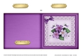 Pretty Viola Cut and Fold Card