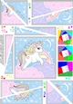 Cute Little Unicorn Twisted Spiral Side Stacker