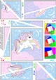 Cute Little Unicorn Twisted Spiral Side Stacker