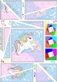 Cute Little Unicorn Twisted Spiral Side Stacker