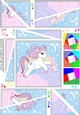Cute Little Unicorn Twisted Spiral Side Stacker