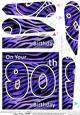 Fun Zebra Striped 90th Birthday Fan Pyramage Topper