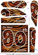 Fun Zebra Striped 90th Birthday Fan Pyramage Topper