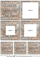 Youre Simply the Best! Set in Stone Tunnel Topper