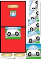 Funky Car - No-Hole Easy Over the Edge Card & Spiral Pyramid Topper