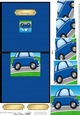 Funky Car - No-Hole Easy Over the Edge Card & Spiral Pyramid Topper
