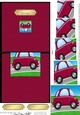 Funky Car - No-Hole Easy Over the Edge Card & Spiral Pyramid Topper