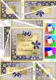 Floral Elegance With Love on Your Birthday Twisted Spiral Side Stacker